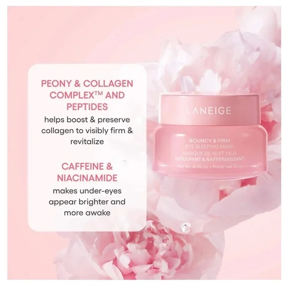 Laneige Bouncy & Firm Eye Brightening Sleeping Mask 20 g / .70 oz - Picture 4 of 6